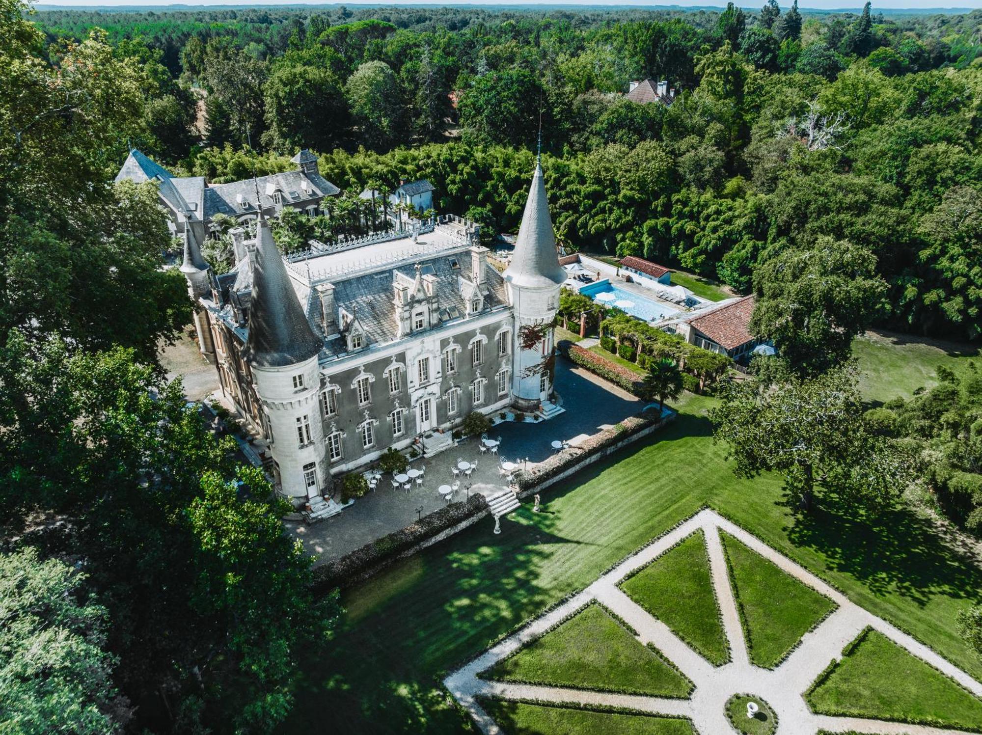 Chateau Belle Epoque - Chambres D'Hotes & Gites Linxe 외부 사진