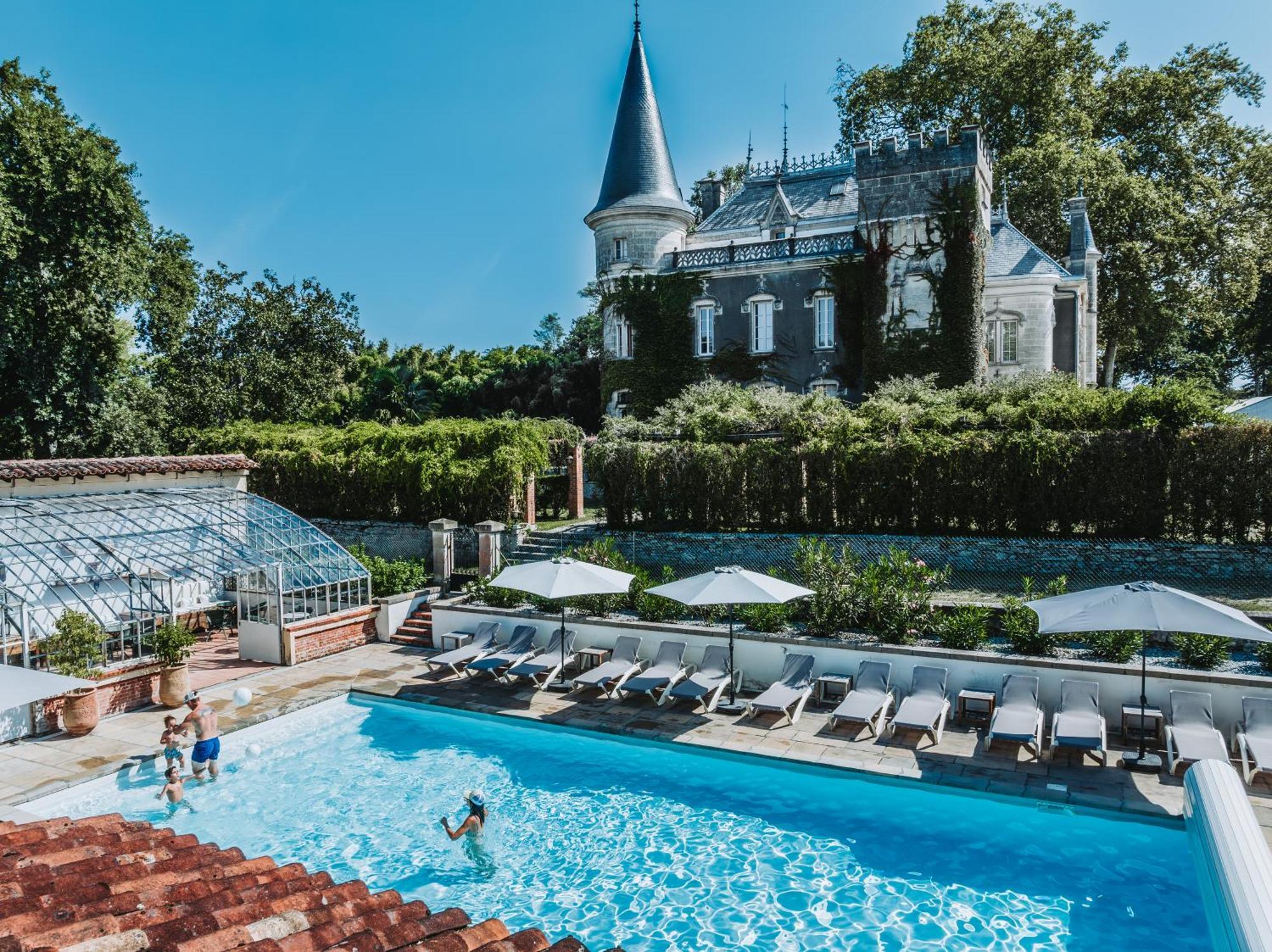 Chateau Belle Epoque - Chambres D'Hotes & Gites Linxe 외부 사진